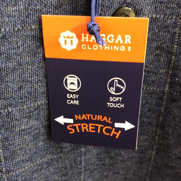 COPY - New with tags Haggar size L blue polo - Picture 2 of 4